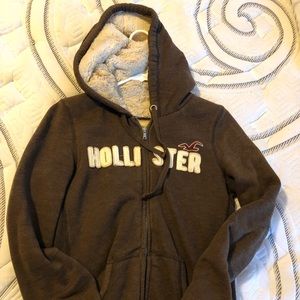 Faux Fur lined Hollister Zip-up